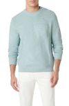 Bugatchi Texture Stitch Sweater In Seafoam