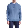 Bugatchi Textured Piqué Hoodie In Blue