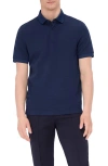 Bugatchi Men's Concealed-placket Polo Shirt In Navy