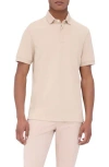 Bugatchi Textured Polo In Sand
