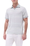 Bugatchi Tipped Johnny Collar Polo In Mint