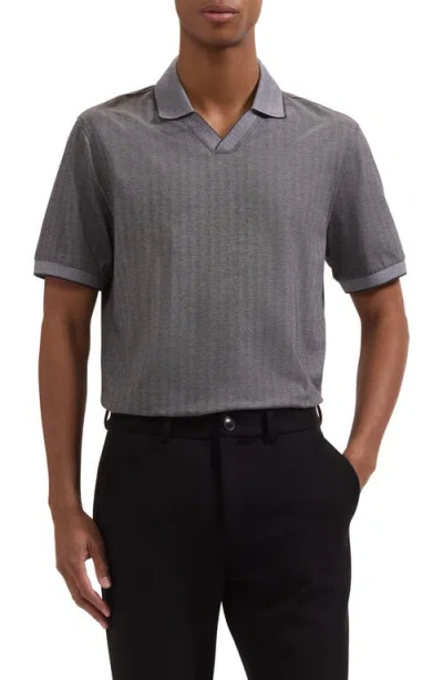 Bugatchi Tipped Johnny Collar Polo In Multi