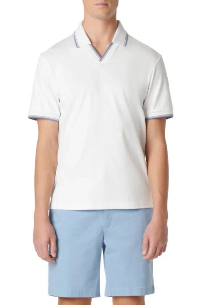 BUGATCHI TIPPED JOHNNY COLLAR POLO
