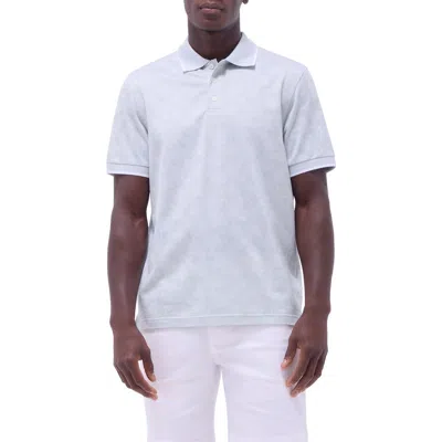 Bugatchi Tipped Piqué Cotton Blend Polo In Mint