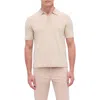 Bugatchi Men's 3-button Polo Sweater In Sand