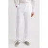 Bugatchi Tristan Drawstring Linen Pants In White