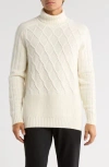 Bugatchi Turtleneck Sweater In Neutral