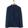 Bugatchi Two Button Blazer In Blue