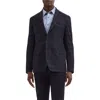 Bugatchi Two-button Wool Blend Blazer In Blue