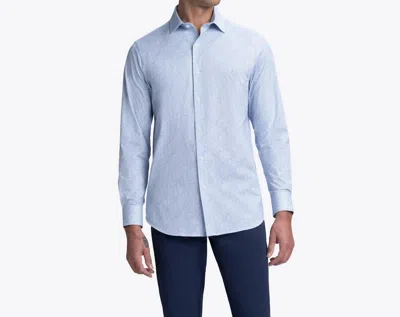 Bugatchi Uomo James Abstract Print Shirt In Blue