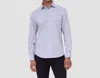 Bugatchi Uomo James Geometric Ooohcotton Shirt In Navy