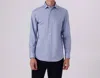 Bugatchi Uomo James Space Rock Print Ooohcotton Shirt In Air Blue In Blue