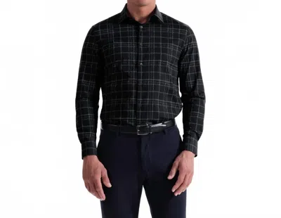 Bugatchi Uomo Julian Plaid Shirt In Black