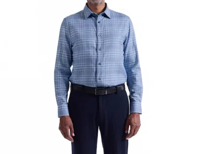 Bugatchi Uomo Karl Plaid Shirt In Cobalt In Blue
