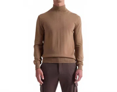 Bugatchi Uomo Wool Turtleneck Sweater In Camel In Multi