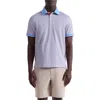 Bugatchi Vance Ooohcotton® Geo Print Polo In Blue