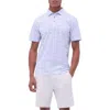 Bugatchi Victor Ooohcotton® Abstract Print Polo In Cobalt