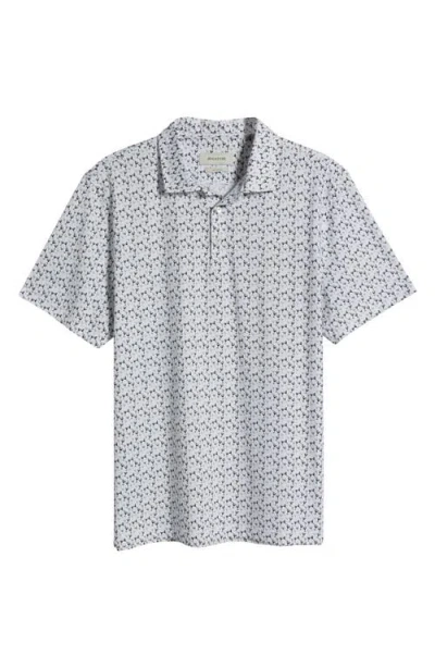 Bugatchi Men's Ooohcotton Victor Cocktail-print Polo Shirt In White