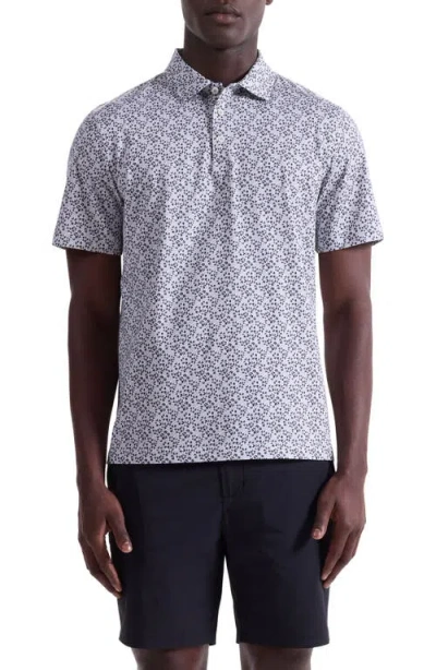 Bugatchi Victor Ooohcotton® Floral Polo In Black