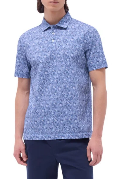 Bugatchi Victor Ooohcotton® Floral Polo In Steel