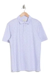 Bugatchi Victor Ooohcotton® Golfer Print Polo In Purple