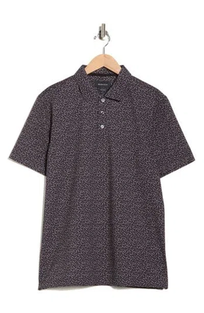 Bugatchi Victor Ooohcotton® Knit Polo In Black