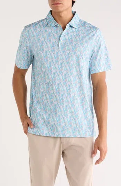 Bugatchi Victor Ooohcotton® Knit Polo In Blue