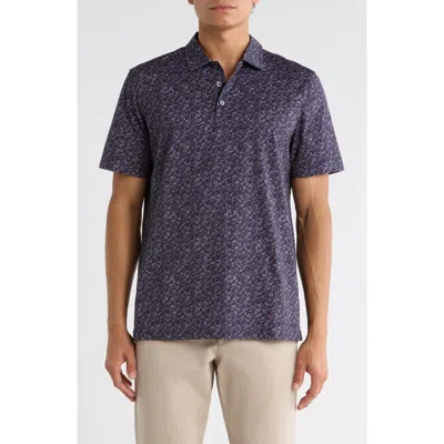 Bugatchi Victor Ooohcotton® Knit Polo Victor Ooohcotton® Knit Polo In Blue
