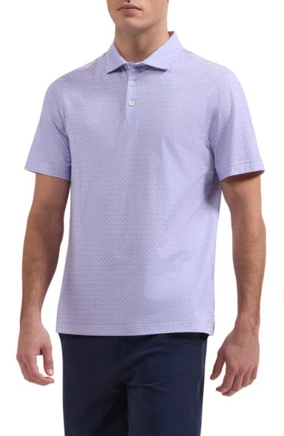 Bugatchi Victor Ooohcotton® Palm Tree Print Polo In Multi