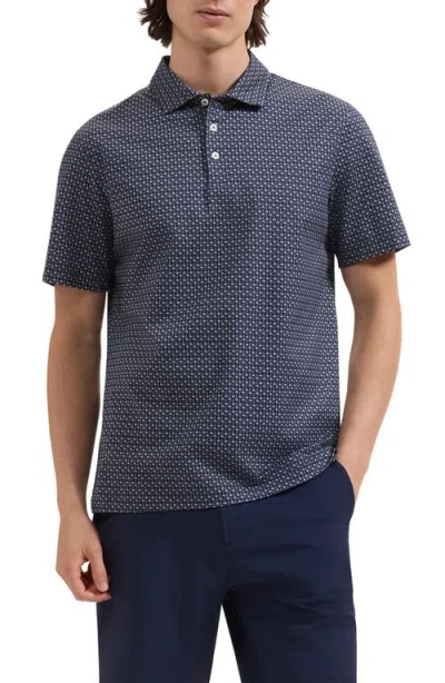 Bugatchi Victor Ooohcotton® Palm Tree Print Polo In Multi