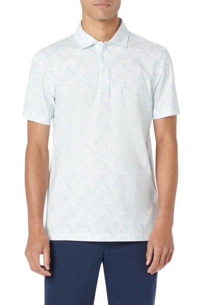 Bugatchi Victor Ooohcotton® Print Polo In Sky