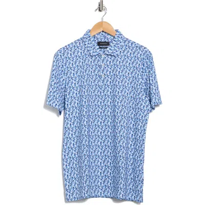 Bugatchi Victor Stretch Ooohcotton® Knit Polo In Blue