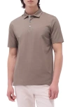 Bugatchi Vincent Ooohcotton® Double Knit Solid Polo In Olive
