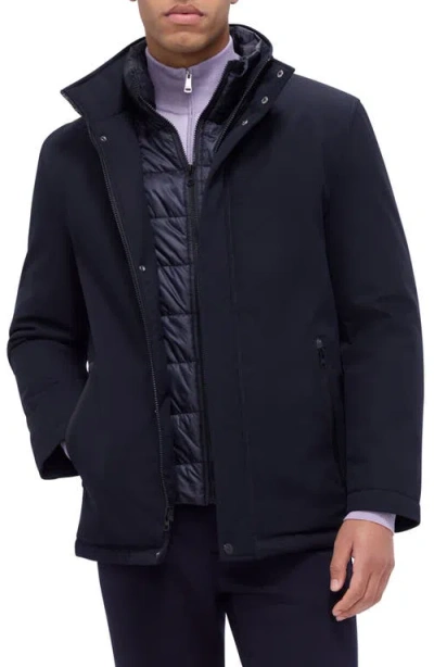 BUGATCHI BUGATCHI WATER REPELLENT TWILL JACKET WITH BIB