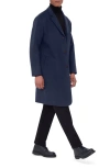 Bugatchi Wool Blend Coat In Navy