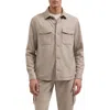 Bugatchi Wool Blend Shirt Jacket In Brown
