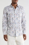 Bugatchi Woven Button Up Shirt In Multi