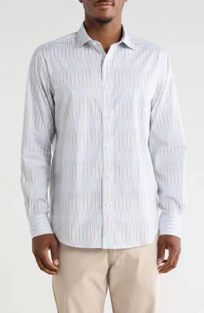 Bugatchi Woven Button Up Shirt In Multi
