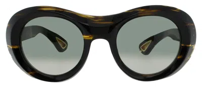 Bugatti 03 Sunglasses In Dt - Dark Tortoise - Green Gradient