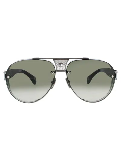 Bugatti 05 Sunglasses In Wg/bk - Whte Gold / Black Pvd - Brown Gradient