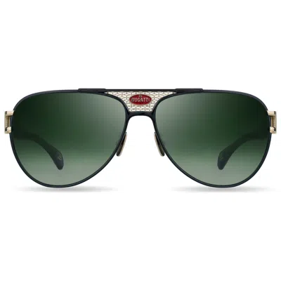 Bugatti 11bkwg Metal Aviator Sunglasses In Multi