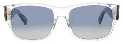 Bugatti 12 Sunglasses In Cry - Crystal Clear - Blue Gradient