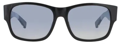 Bugatti 12 Sunglasses In Gry - Dark Grey - Blue Gradient Polarized