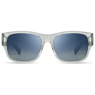 Bugatti 12cry Crystal Clear Frame Sunglasses In Blue