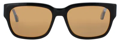 Bugatti 29 Sunglasses In Bk - Black - Orange Tint