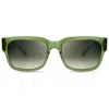 Bugatti Square-frame Gradient Sunglasses In Green