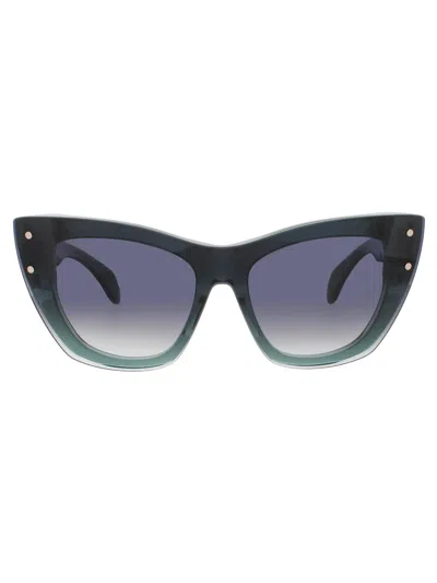 Bugatti 48 L Sunglasses In Bgn - Green Crystal - Grey Gradient