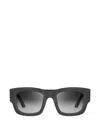 Bugatti 48m Rectangle-frame Sunglasses In Gray