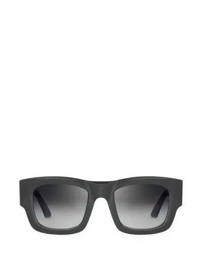 Bugatti 48m Rectangle-frame Sunglasses In Gray