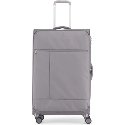 Bugatti Amsterdam Softside Check-in Large Luggage With Expansion In Grey